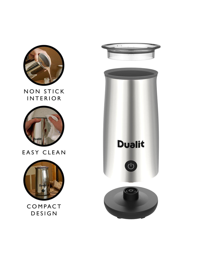 Dualit hot chocolate maker and milk frother chrome - British product