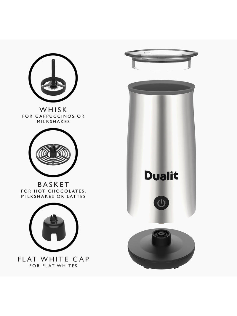 Dualit hot chocolate maker and milk frother chrome - British product