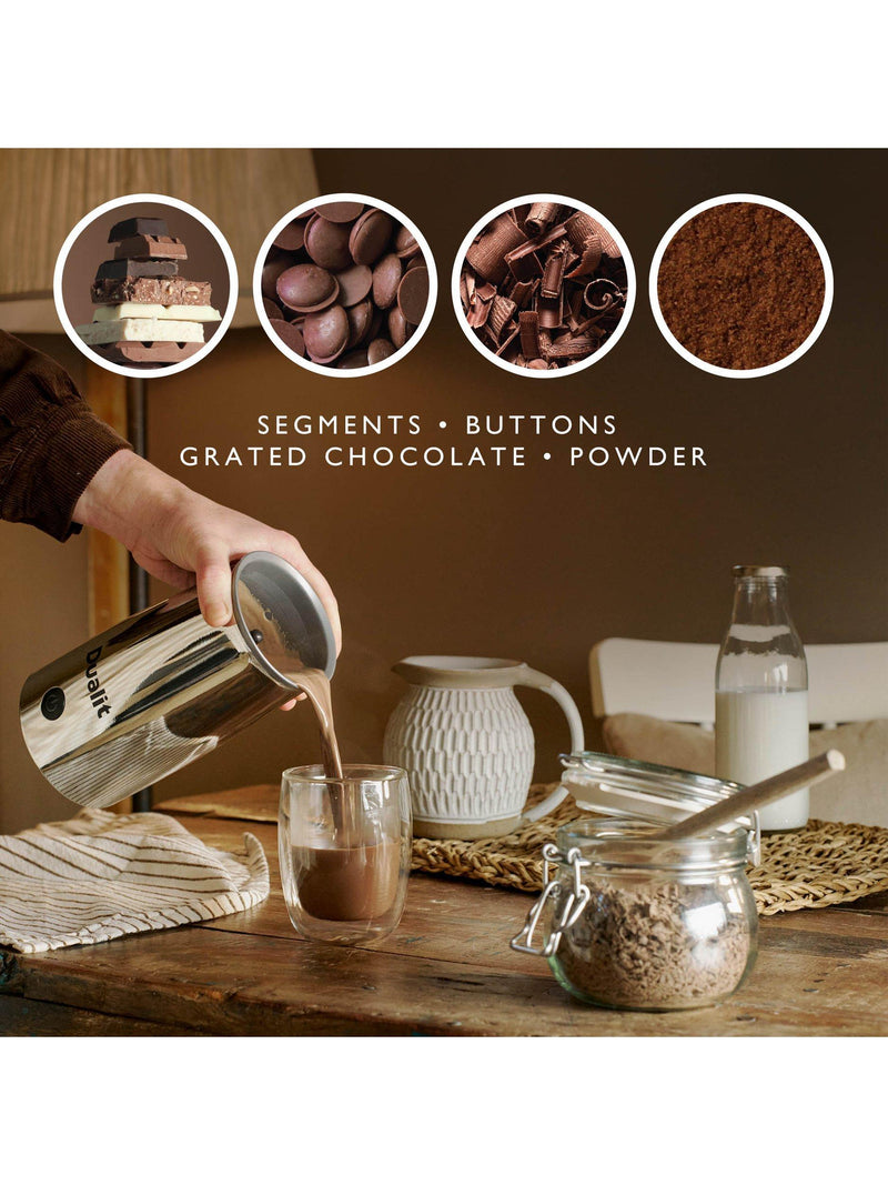 Dualit hot chocolate maker and milk frother chrome - British product