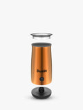 Dualit hot chocolate maker and milk frother in copper - British product