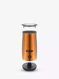 Dualit hot chocolate maker and milk frother in copper - British product