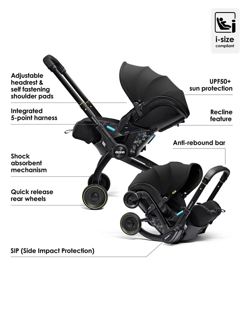 Doona X car seat and stroller - British product