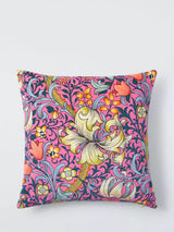 John Lewis Morris & Co. Golden Lily Velvet Cushion Ink- Buy online at McGrocer