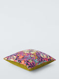 Morris & Co. Golden Lily Velvet Cushion, imported from the UK