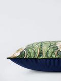 Morris & Co. velvet cushion Midnight, imported from the UK