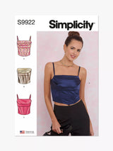 John Lewis Simplicity Misses' Corsets Sewing Pattern S9922- Buy online at McGrocer