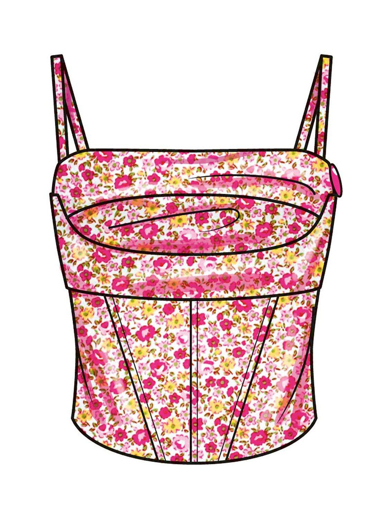 Simplicity corset sewing pattern S9922, UK version