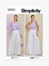 John Lewis Simplicity Misses' Pants, Knit Top and Shrug Sewing Pattern- Buy online at McGrocer