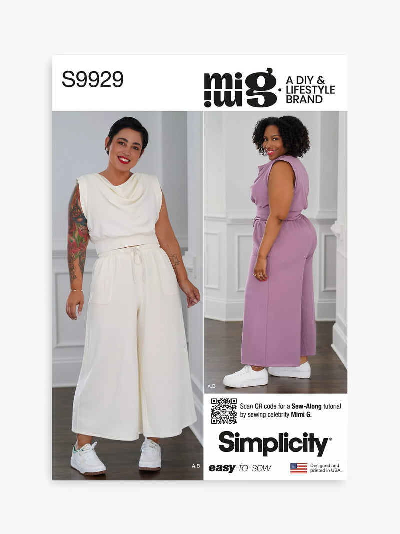 Simplicity Misses' and Women's Lounge Set Sewing Pattern S9929