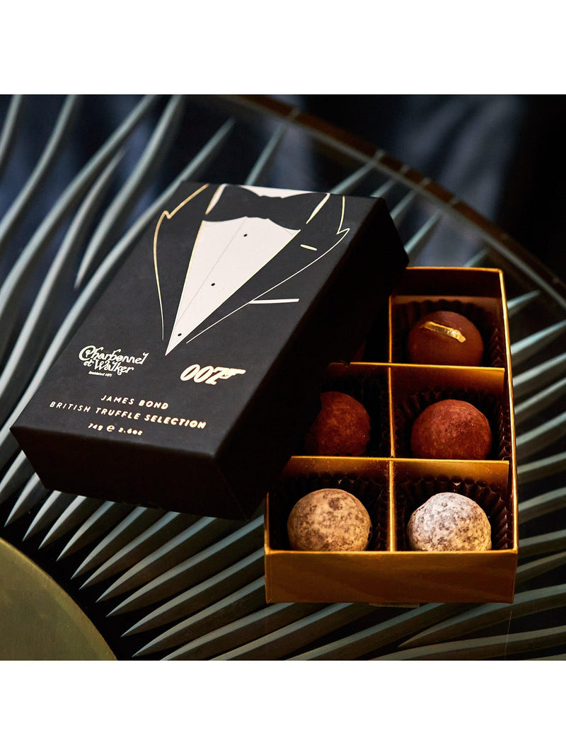 Charbonnel et Walker truffle selection with milk, hazelnut, salted caramel 74g - British product