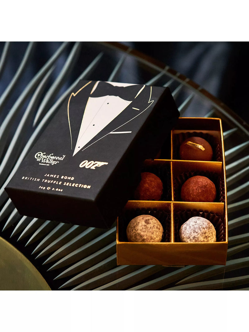 Charbonnel et Walker truffle selection with milk, hazelnut, salted caramel 74g - British product