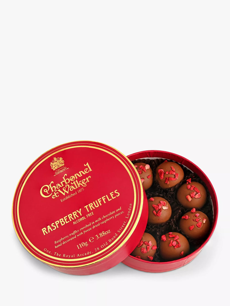 Charbonnel et Walker raspberry chocolate truffles 110g - British product