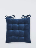 John Lewis velvet seat pad 45cm square (British brand)