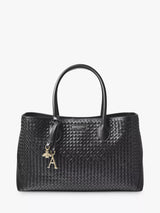 John Lewis Aspinal of London Slot Weave Leather London Tote Bag- Buy online at McGrocer