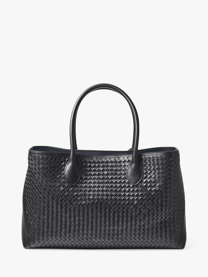 Aspinal of London slot weave leather tote bag - British product