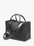 حقيبة يد Aspinal of London slot weave leather midi (ماركة بريطانية)