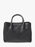 حقيبة يد Aspinal of London slot weave leather midi (ماركة بريطانية)