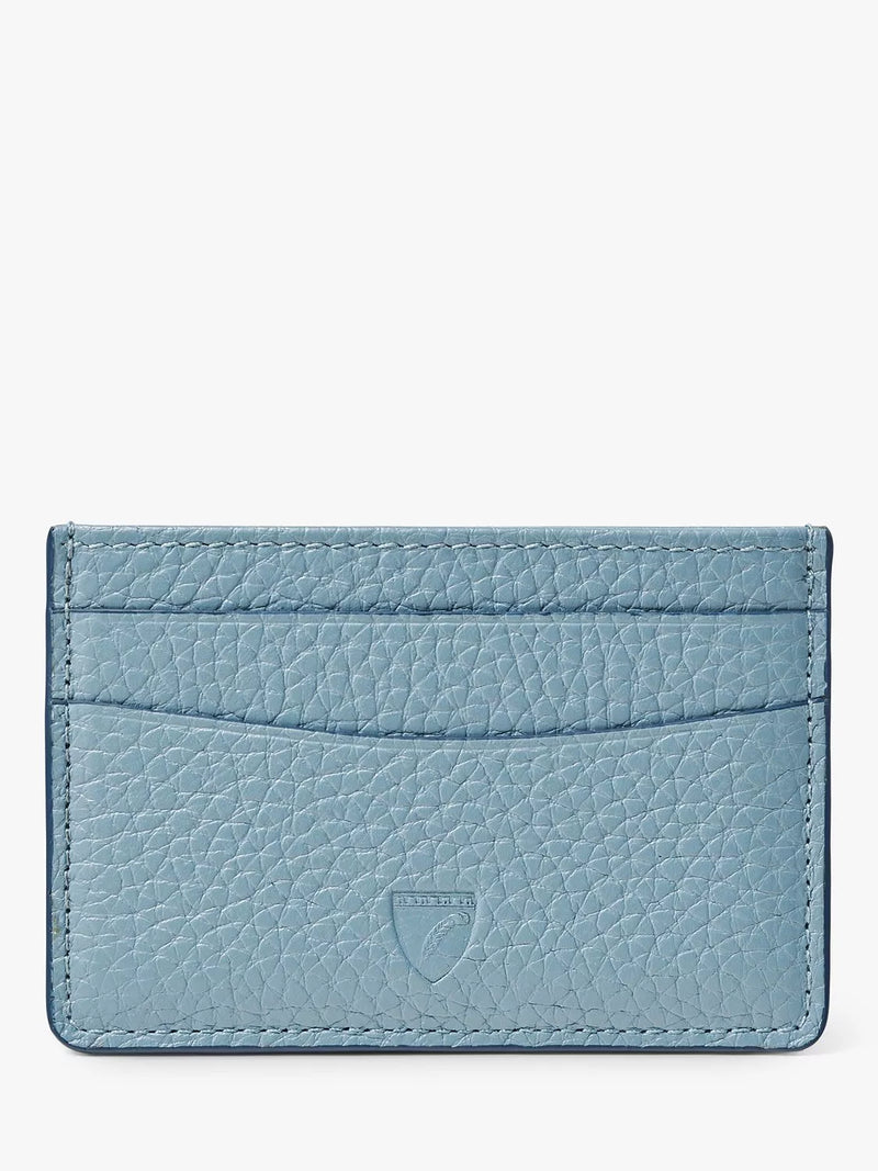Aspinal of London Pebble Leather Slim Credit Card Case