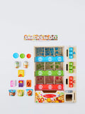 Melissa & Doug Wooden Vending Machine Toy, imported from the UK