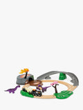 BRIO Dinosaur Adventure Playset 21-piece train set (British brand)