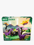 BRIO Dinosaur Adventure Playset 21-piece train set (British brand)