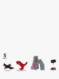 BRIO dinosaur erupting volcano playset (British brand)