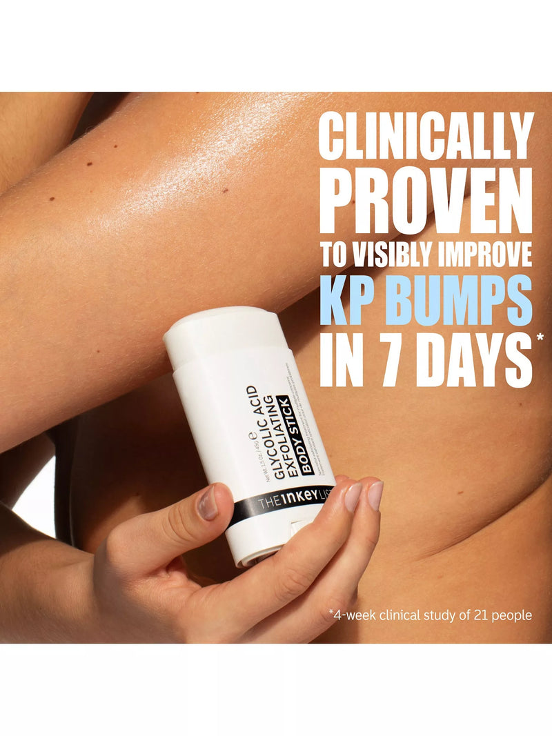 The INKEY List glycolic acid body stick 45g, imported from the UK