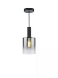 Där Savannah pendant ceiling light black smoked glass - British product
