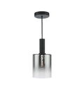 Där Savannah pendant ceiling light black smoked glass - British product