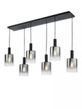Där Savannah ceiling light black smoked glass - British product