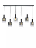Där Savannah ceiling light black smoked glass - British product