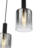 Där Savannah ceiling light black smoked glass - British product