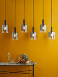 Där Savannah ceiling light black smoked glass - British product