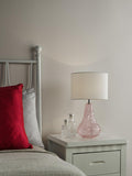 Där Kristina textured glass table lamp, UK version