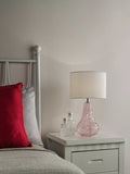 Där Kristina textured glass table lamp, UK version