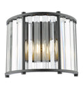Där Kiran Glass 2 Arm Wall Light - British product