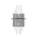 Där Lukas tiered glass wall light antique finish, imported from the UK
