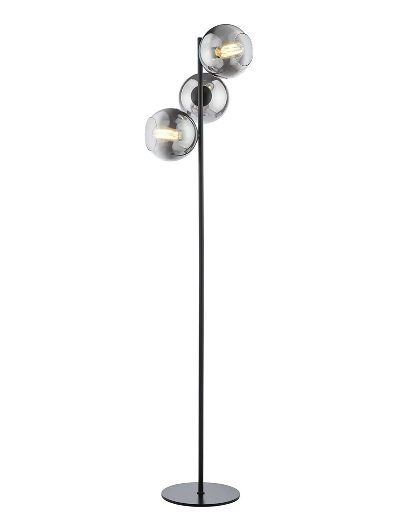 Där Lycia 3 arm mirror floor lamp medium, UK version