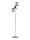 Där Lycia 3 arm mirror floor lamp medium, UK version