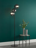 Där Lycia 3 arm mirror floor lamp medium, UK version