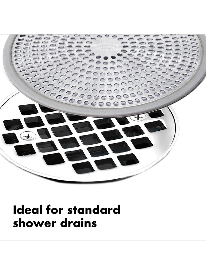 OXO rust-proof stainless steel shower stall drain protector, imported from the UK