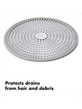 OXO rust-proof stainless steel shower stall drain protector, imported from the UK