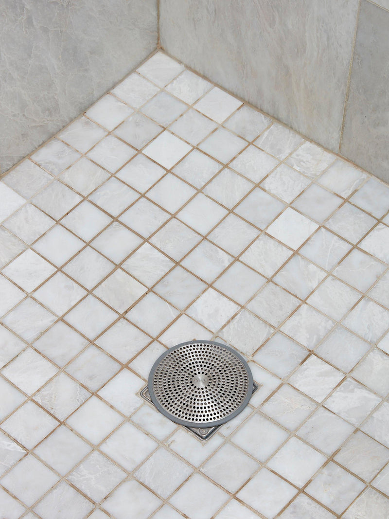OXO rust-proof stainless steel shower stall drain protector, imported from the UK