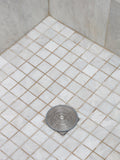 OXO rust-proof stainless steel shower stall drain protector, imported from the UK