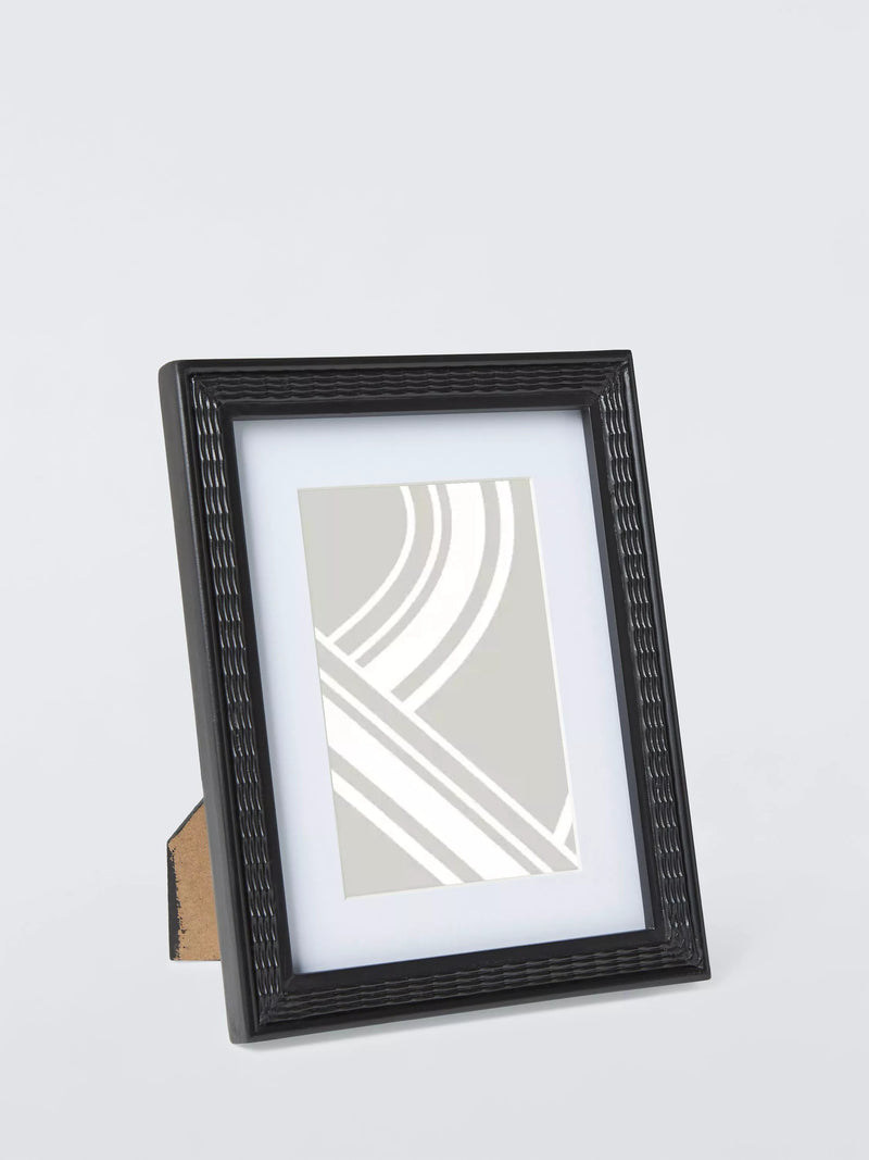 John Lewis ornate wood photo frame black 4x6 inch UK version