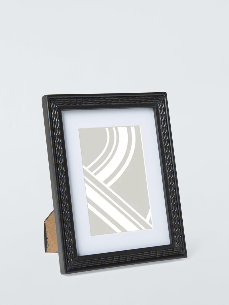 John Lewis ornate wood photo frame black 4x6 inch UK version