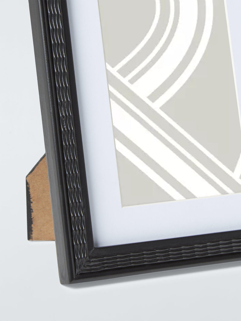 John Lewis ornate wood photo frame black 4x6 inch UK version
