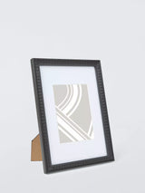 John Lewis John Lewis Classic Ornate Wood Photo Frame & Mount, 5 x 7 (13 x 18cm), Black- Buy online at McGrocer