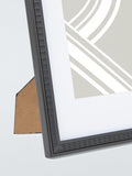 John Lewis ornate wood photo frame 5x7 black (British brand)
