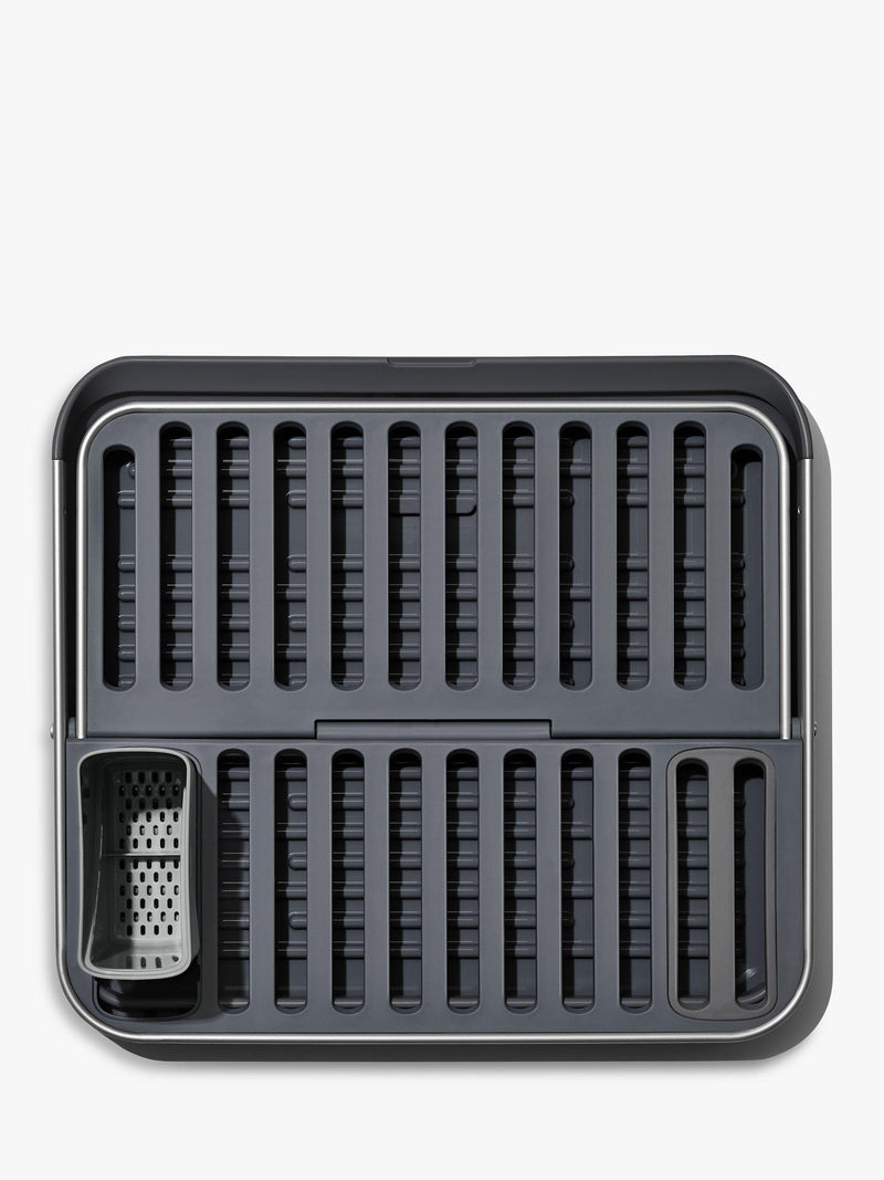 OXO Aluminium Fold Flat Dish Rack, imported from the UK